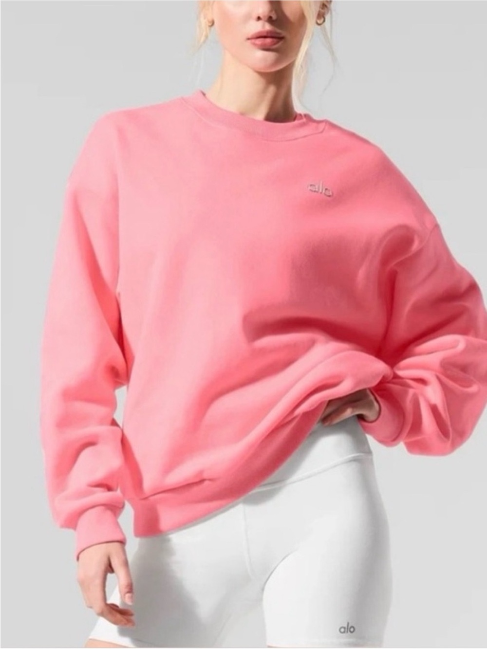 Neon Bubblegum Pink Accolade Sweatshirt